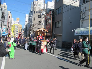 宝恵駕行列写真